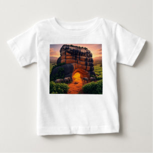 Camiseta Mágica Safari Selva - Elefante e Crianças Cavernas