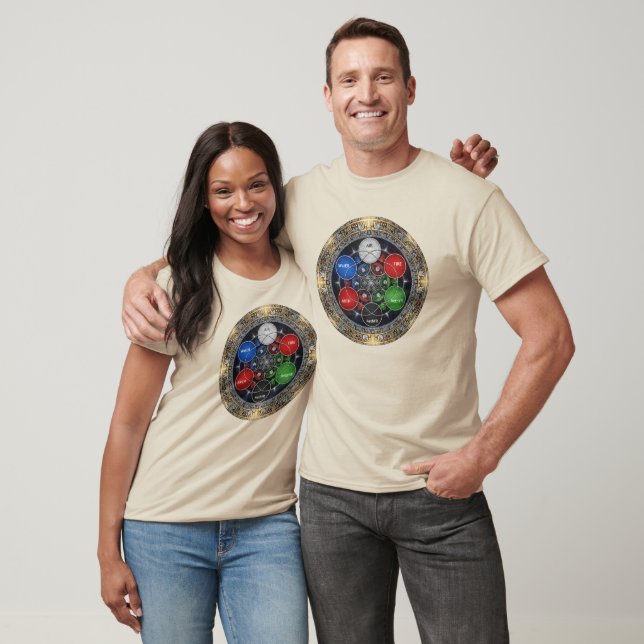 Camiseta Mágica Starkey com Diagrama de Elemento A (Unissex)