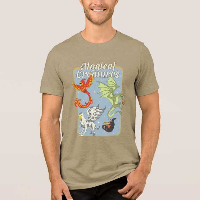 Camiseta Magical Creatures Vintage Graphic (Frente)