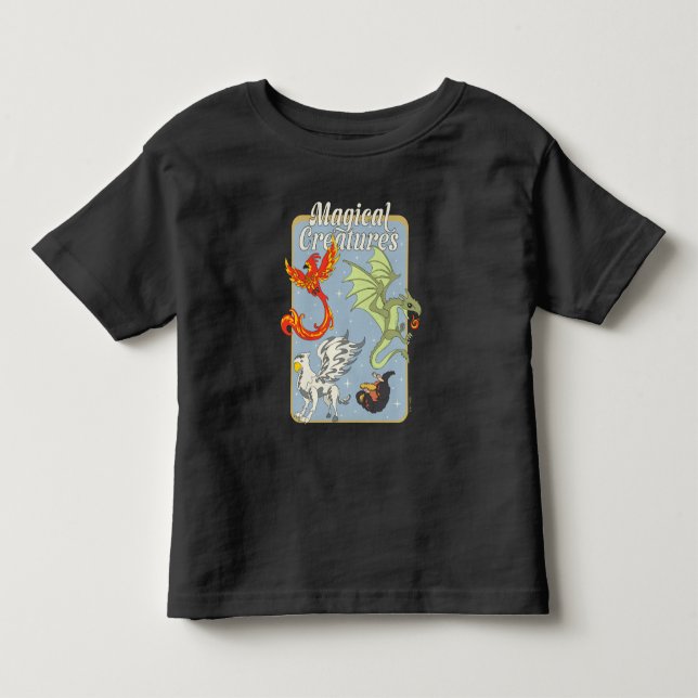 Camiseta Magical Creatures Vintage Graphic (Frente)