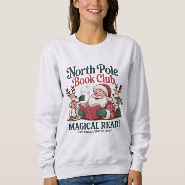 Camiseta Magical North Pole Book Club (Frente)