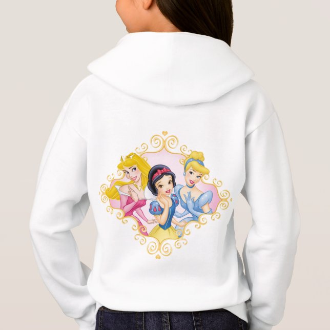 Camiseta Magical Princess Trio Hoodie Design (Verso)