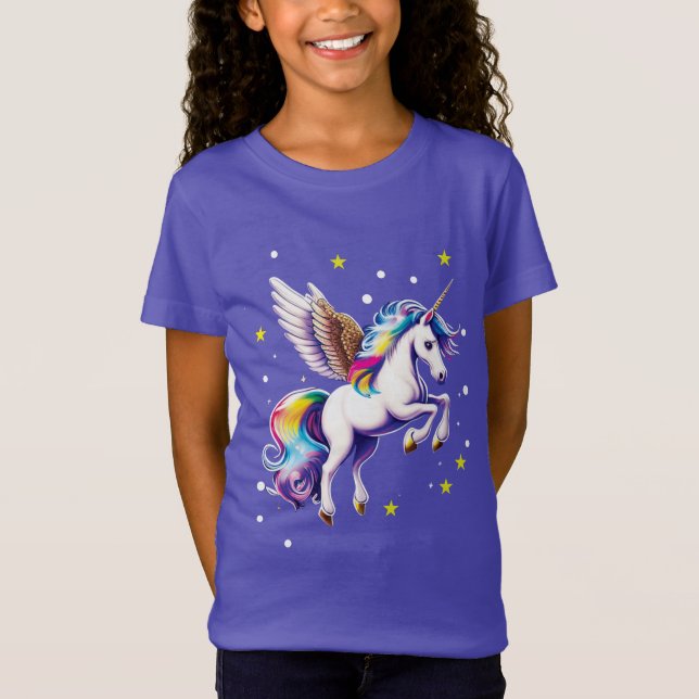 Camiseta Magical Rainbow Unicorn (Frente)