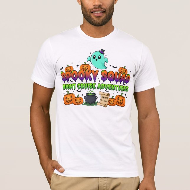 Camiseta Magical Spooky Squad Shirt | Halloween Ghost & Pum (Frente)