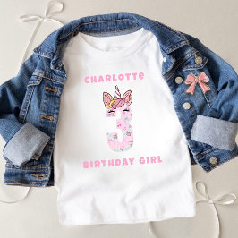 Camiseta Magical Tie Dye Unicorn Coquette Bow