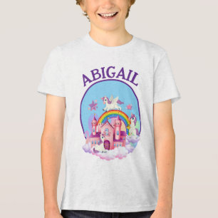 Camiseta Magical Unicorn Sonha Tee Personalizado para Rapar