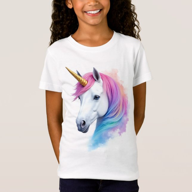 Camiseta Magical Watercolor Unicorn (Frente)