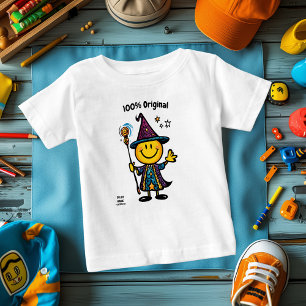 Camiseta Magical Wizard Emoji - Corpo de Cheio Divertido e 