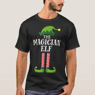 Camiseta Magician Elf Matching Family Group Christmas Party