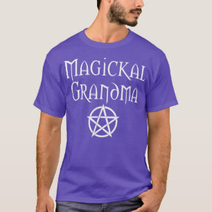 Camiseta Magickal Vovó Cheeky Bruxa Wiccan Pagan Mãe'