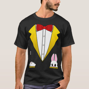 Camiseta Mágico Costume Engraçado Tuxedo Para Crianças A