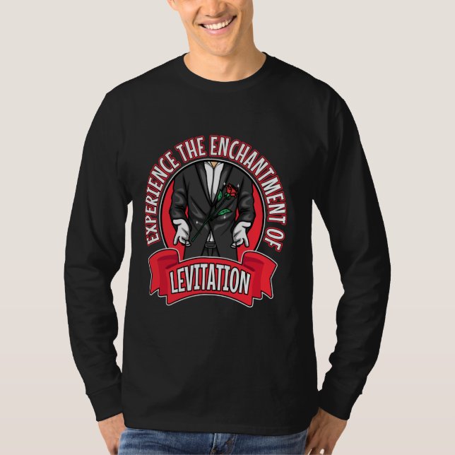 Camiseta Mágico de encantamento de levitação (Frente)