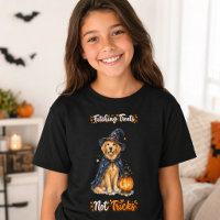 Mágico de Halloween Cachorro Golden Retriever Fofo