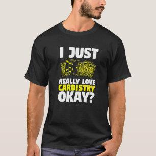 Camiseta Mágico de rua, eu adoro cartão de cardíaco