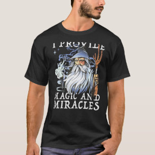 Camiseta Mágico E Witcher Eu Forneco Magia E Milagres