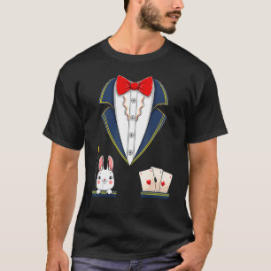 Camiseta Mágico Figurino Halloween Mágico Show Men Women Ki