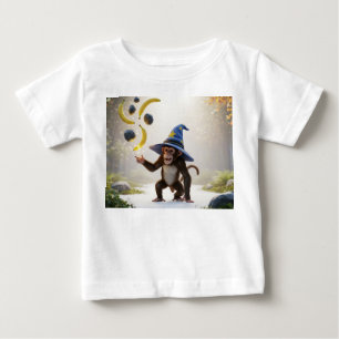 Camiseta Mágico Macaco Feiticeiro Levita Bananas ao Sol