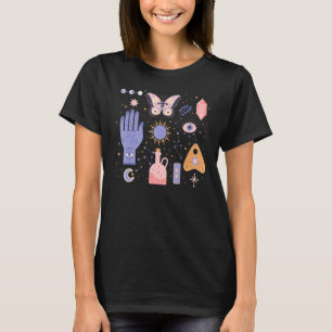 Camiseta Mágico oculto celestial, vendo olhos palmísticos C