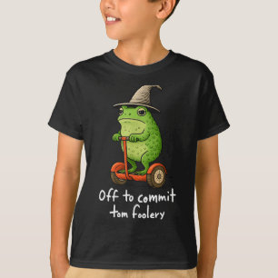 Camiseta Mágico Sapo Caprichoso Meme Fora Para Cometer Trav