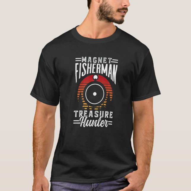 Camiseta Magnet Pescador De Tesouros Caçadores De Pesca F (Frente)
