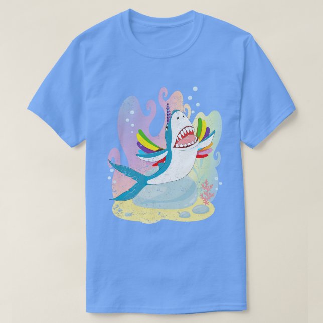 Camiseta Magnética Animal Unicorn Lover Cute Ocean Animal S (Frente do Design)