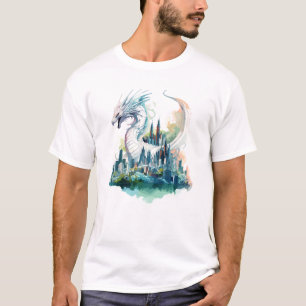 Camiseta Magnética Dragão Bela Animal Natureza Arte Selvage
