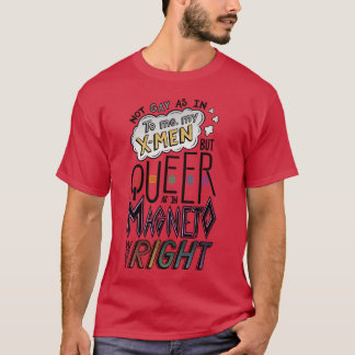 Camiseta Magneto era uma garota Queer Light