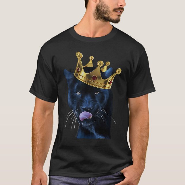 Camiseta Magnífica Pantera Preta Jaguar (Frente)