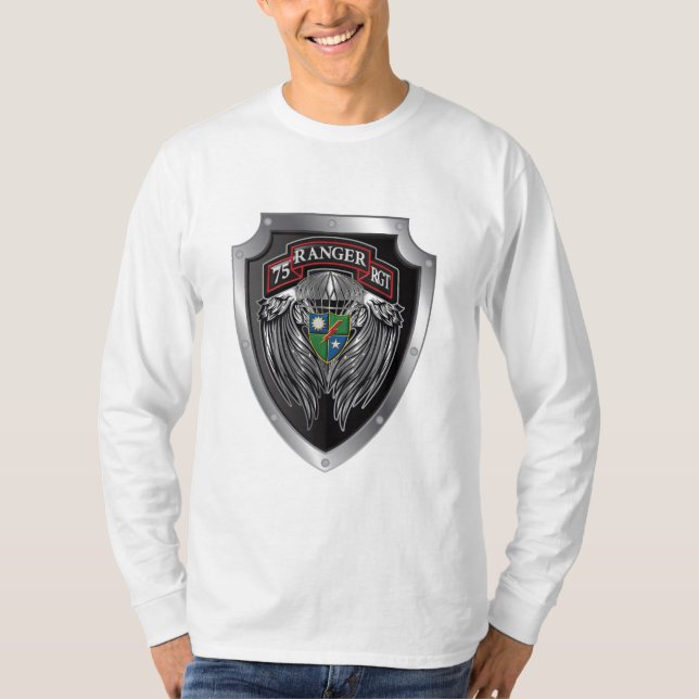 Camiseta Magnífico 75º Ranger Scroll Regional (Frente)