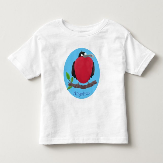 Camiseta Magnífico desenho animado de pássaros (Frente)