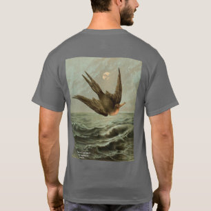 Camiseta Magnífico Frigatebird, Trabalho de arte frontal/in