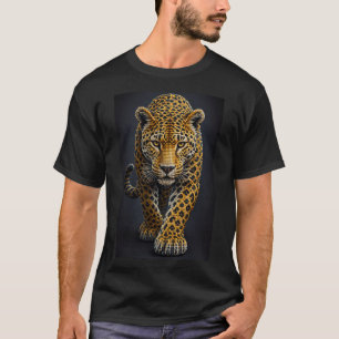 Camiseta Magnífico Leopardo – Micro Mosaico 3D
