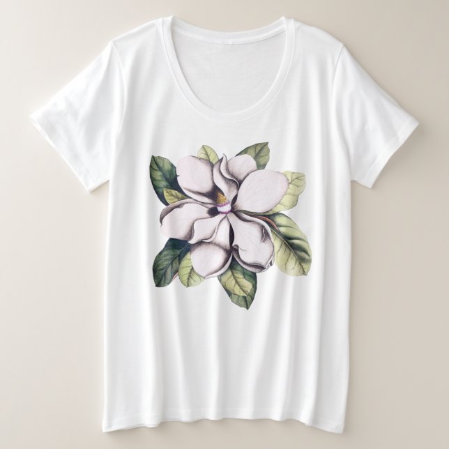 Camiseta Magnolia Flor (Frente do Design)