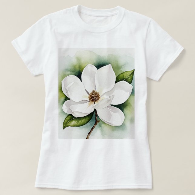 Camiseta Magnolia flower (Frente do Design)