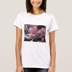 Camiseta Magnólia-Japonesa Saucer Rosa
