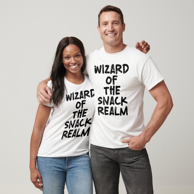 Camiseta Mago do reino dos snacks (Unissex)