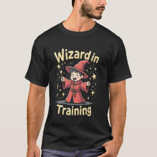 Camiseta Mago em Treinamento Feiticeira Mágica Aprendiz de