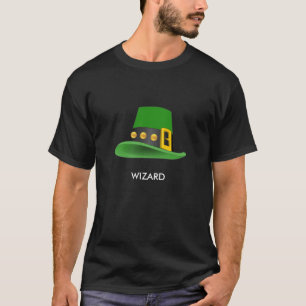 Camiseta Mago Mágico Chapéu Verde