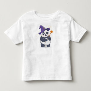 Camiseta Mago Panda Caprichoso com Chapéu Mágico
