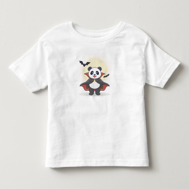 Camiseta Mago Panda Caprichoso com Chapéu Mágico (Frente)