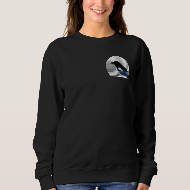 Camiseta Magpie Bird Birder Bird Birdwatcher Animal Biologi (Frente)