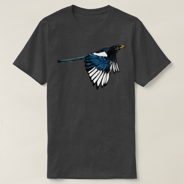 Camiseta Magpie Cobrado Amarelo (Frente do Design)