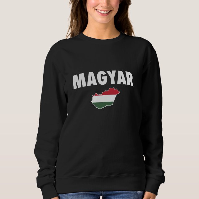 Camiseta Magyar Hungary Mapa Bandeira Húngara (Frente)