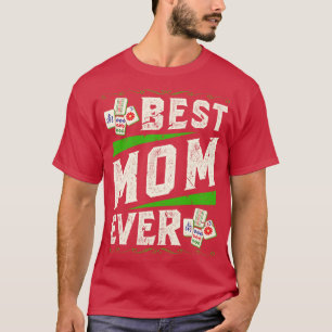 Camiseta Mah Jong Player Melhor Mãe Mahjong