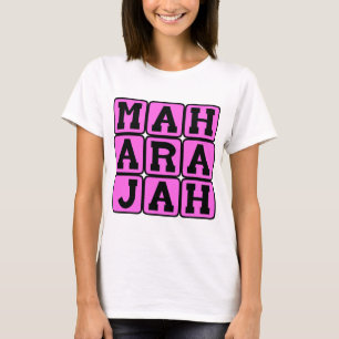 Camiseta Maharajah, sânscrito para Grande Rei