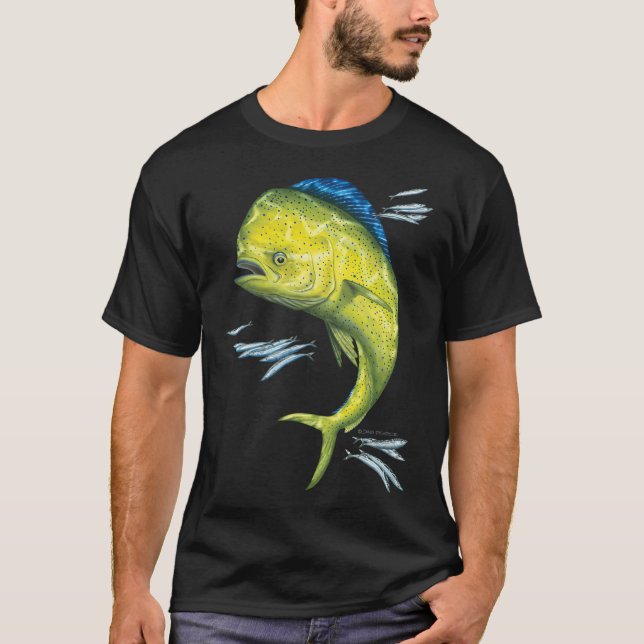 Camiseta Mahi Mahi e isca (Frente)
