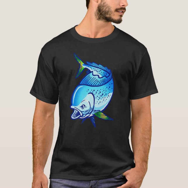 Camiseta Mahi Pesca Dorado Pescador Angling Fan (Frente)