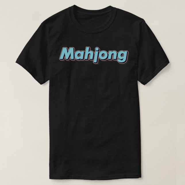 Camiseta Mahjong (Frente do Design)