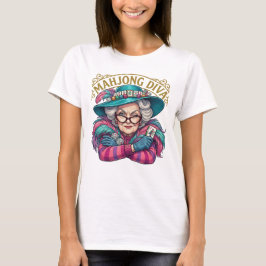 Camiseta Mahjong Diva Funny Women's