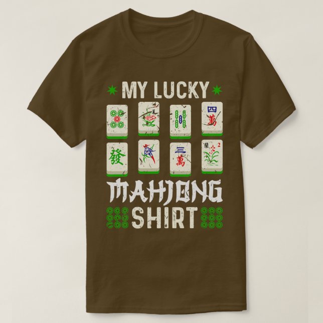 Camiseta Mahjong Game Mah Jong (Frente do Design)